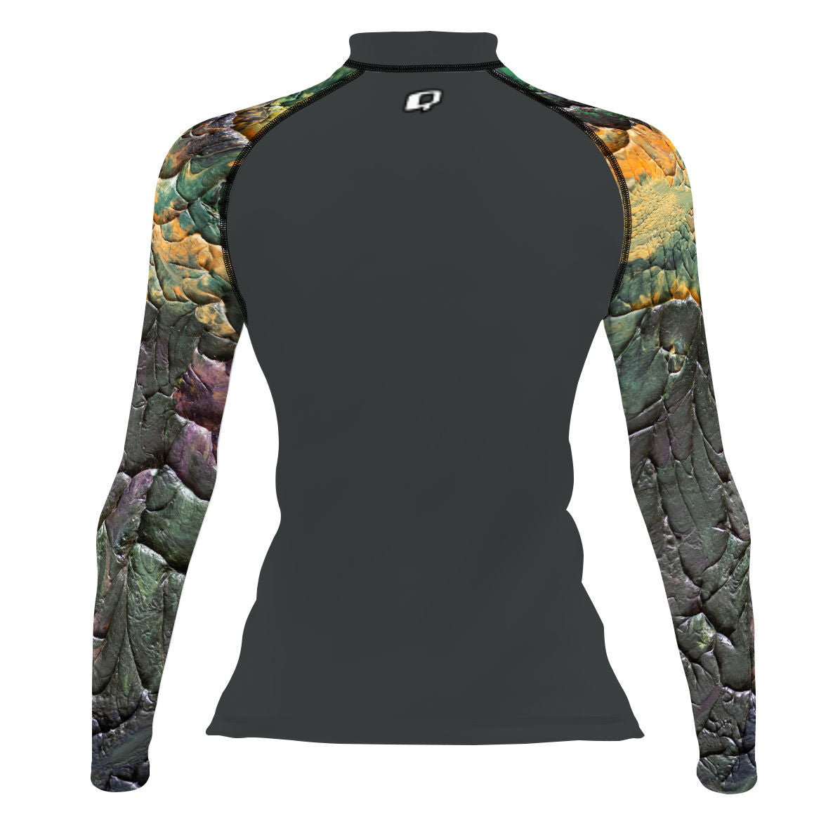 Green Splatter - Women's Surf UPF50+ Long Sleeve Rash Guard