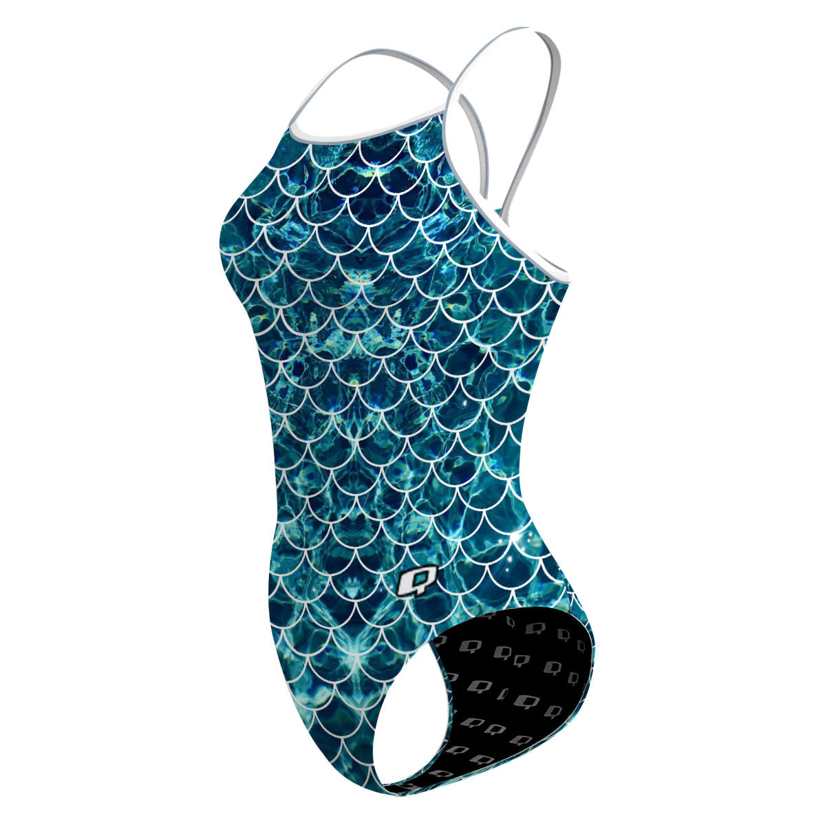 Scales - Skinny Strap Swimsuit