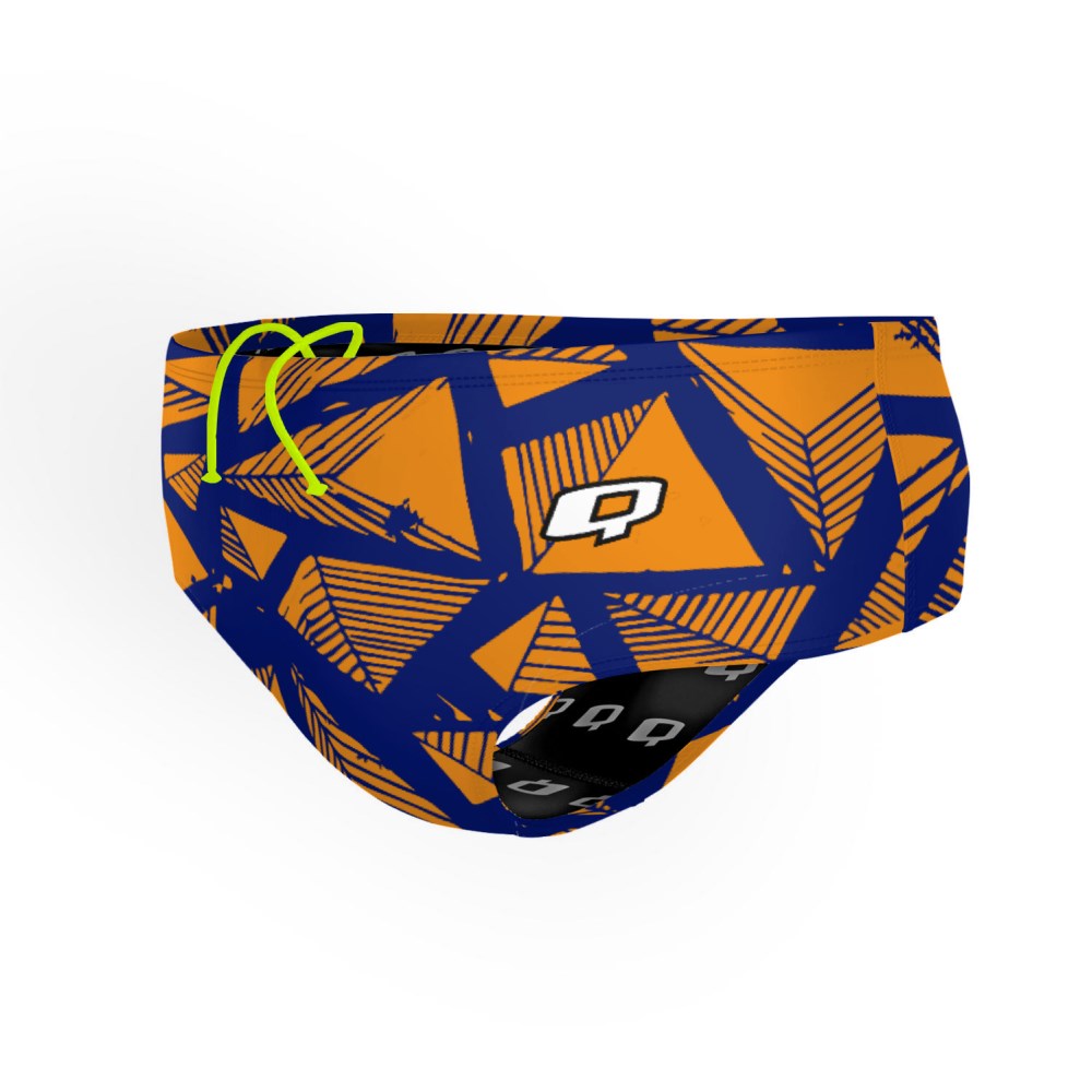 Pyramid-Navy/Orange-20 - Classic Brief