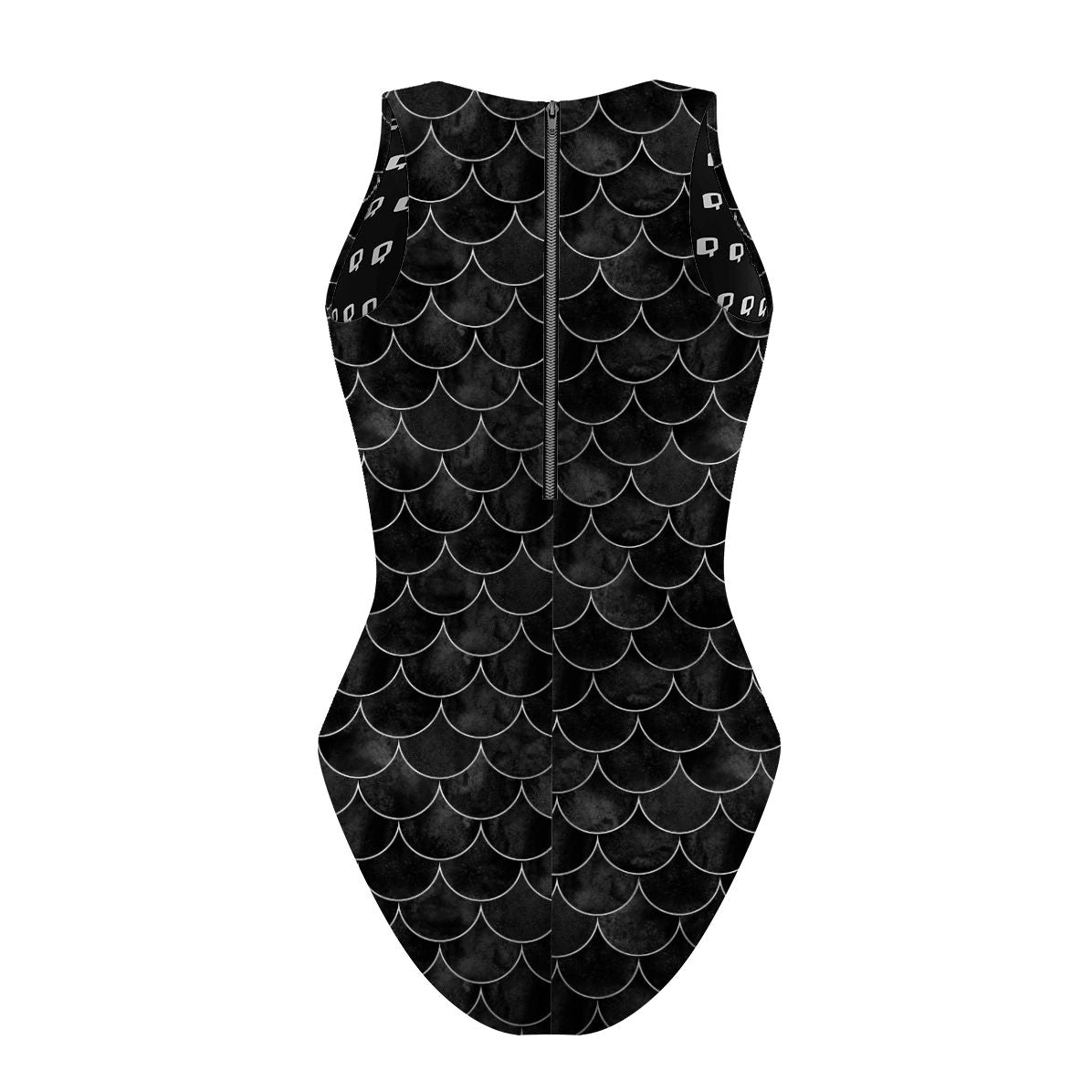 Black Scales - Women's Waterpolo Swimsuit Classic Cut