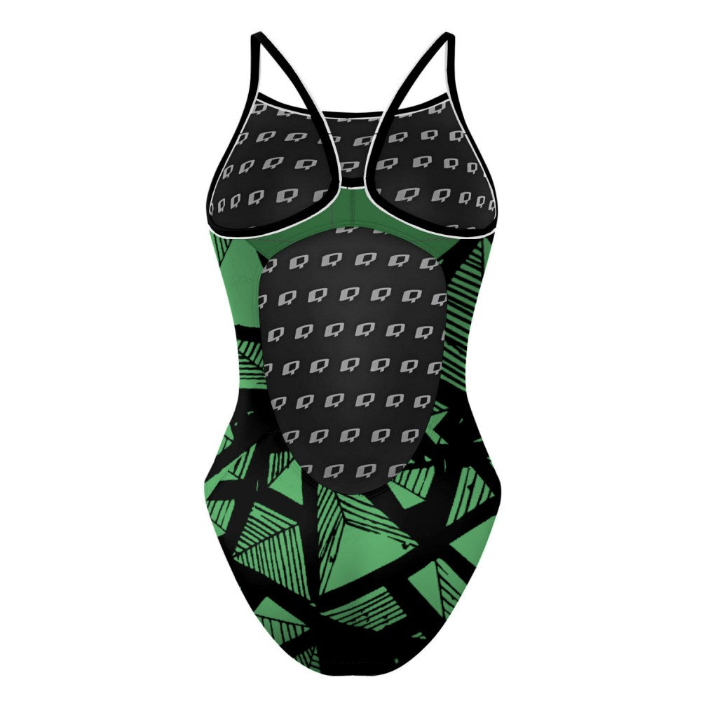 Pyramid-Black/Kelly-20 - Skinny Strap