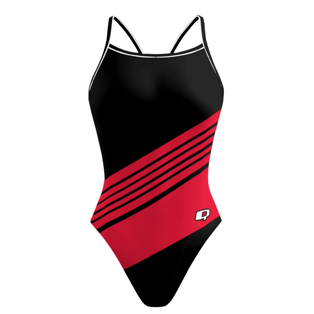 Relay-Black/Red-20 - Skinny Strap