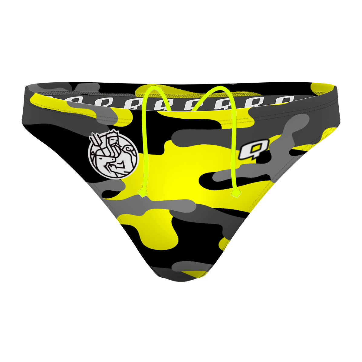 Yellow Camo - Waterpolo Brief Swimsuit