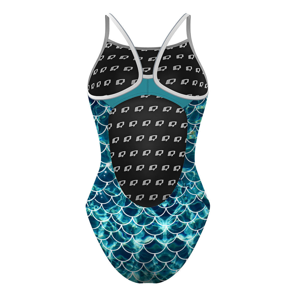 Scales - Skinny Strap Swimsuit