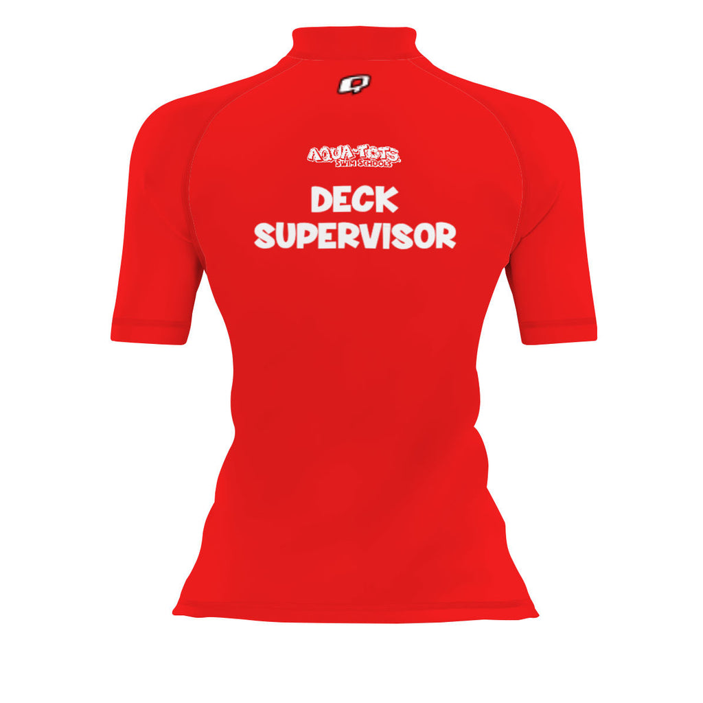 Aqua Tots Swim Schools - Women's Surf UPF50+ Short Sleeve Rash Guard