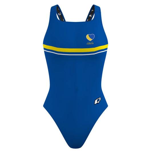 Ukraine - Classic Strap Swimsuit