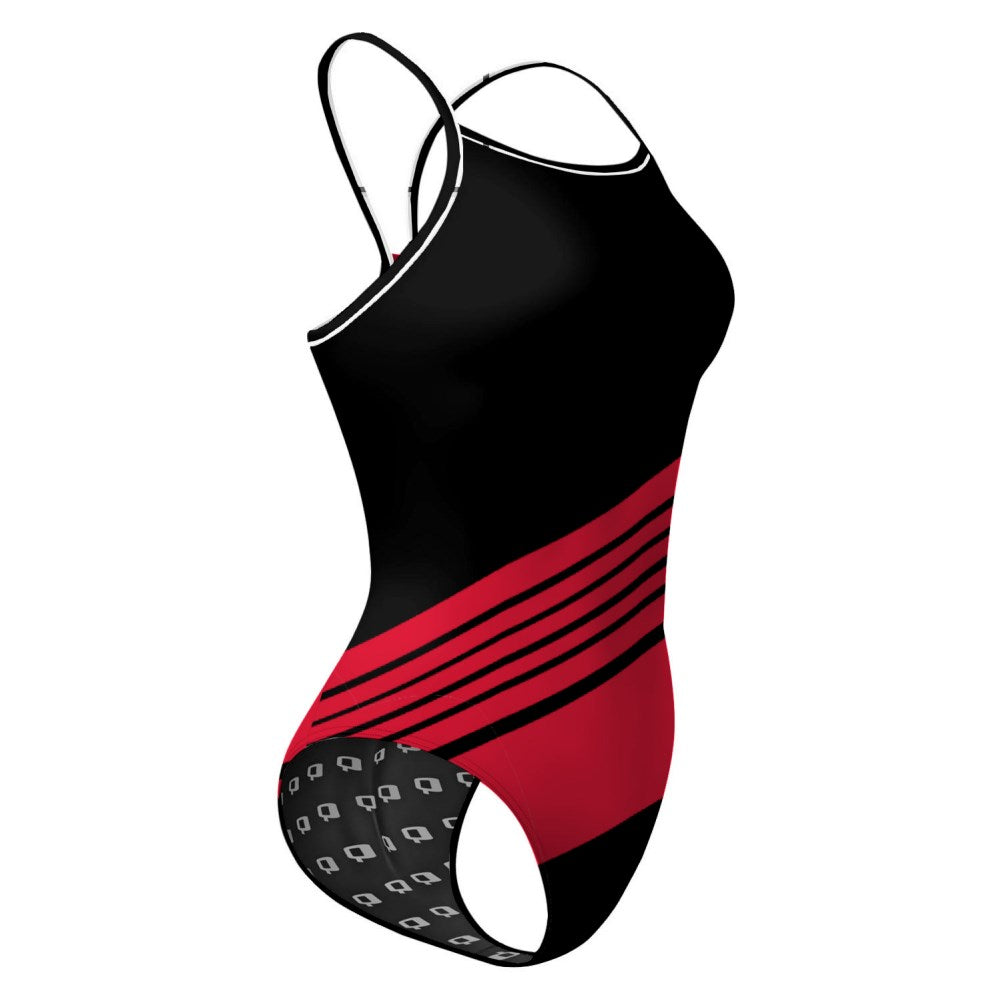 Relay-Black/Red-20 - Skinny Strap