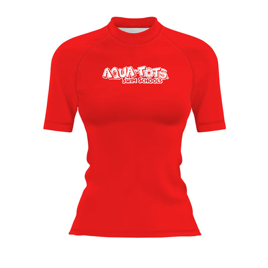 Aqua Tots Swim Schools - Women's Surf UPF50+ Short Sleeve Rash Guard