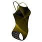 Mosaic Halftone Skinny Strap Swimsuit
