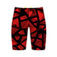 Pyramid - Black/Red - Jammer Swimsuit
