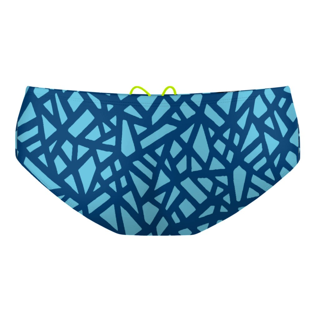 Angle-Navy/Turquoise-20 - Classic Brief