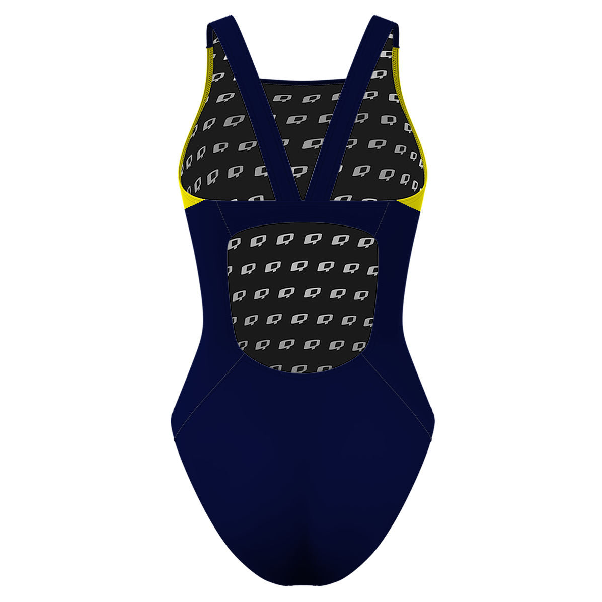 PBT Wave Marino/Amarillo - Classic Strap Swimsuit