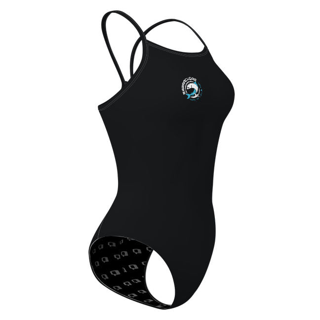 Barracudas SLP - Solid Skinny Strap Swimsuit - PERSONALIZED