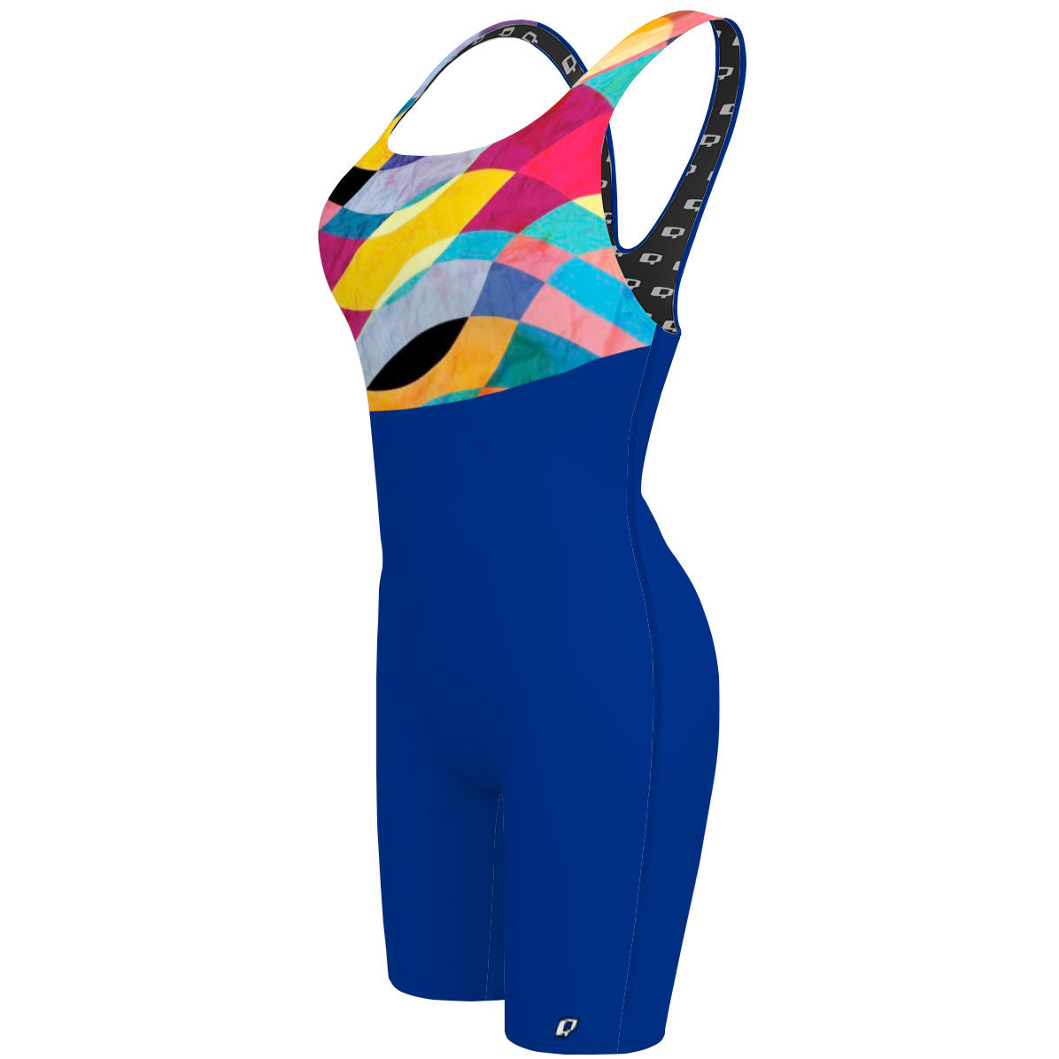 Maryfabi -Color Waves 2 - Classic Strap Long Knee Women Jammer