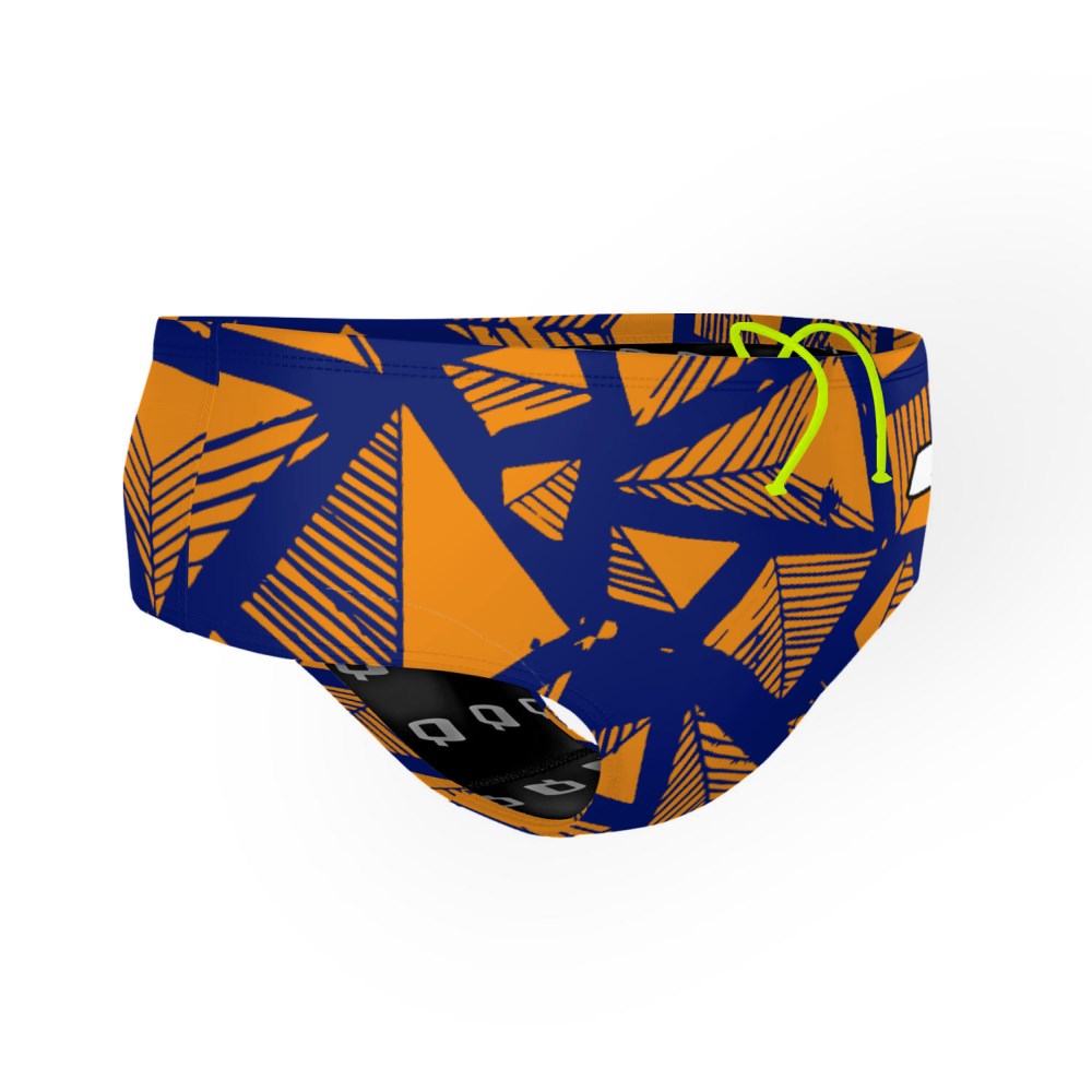 Pyramid-Navy/Orange-20 - Classic Brief
