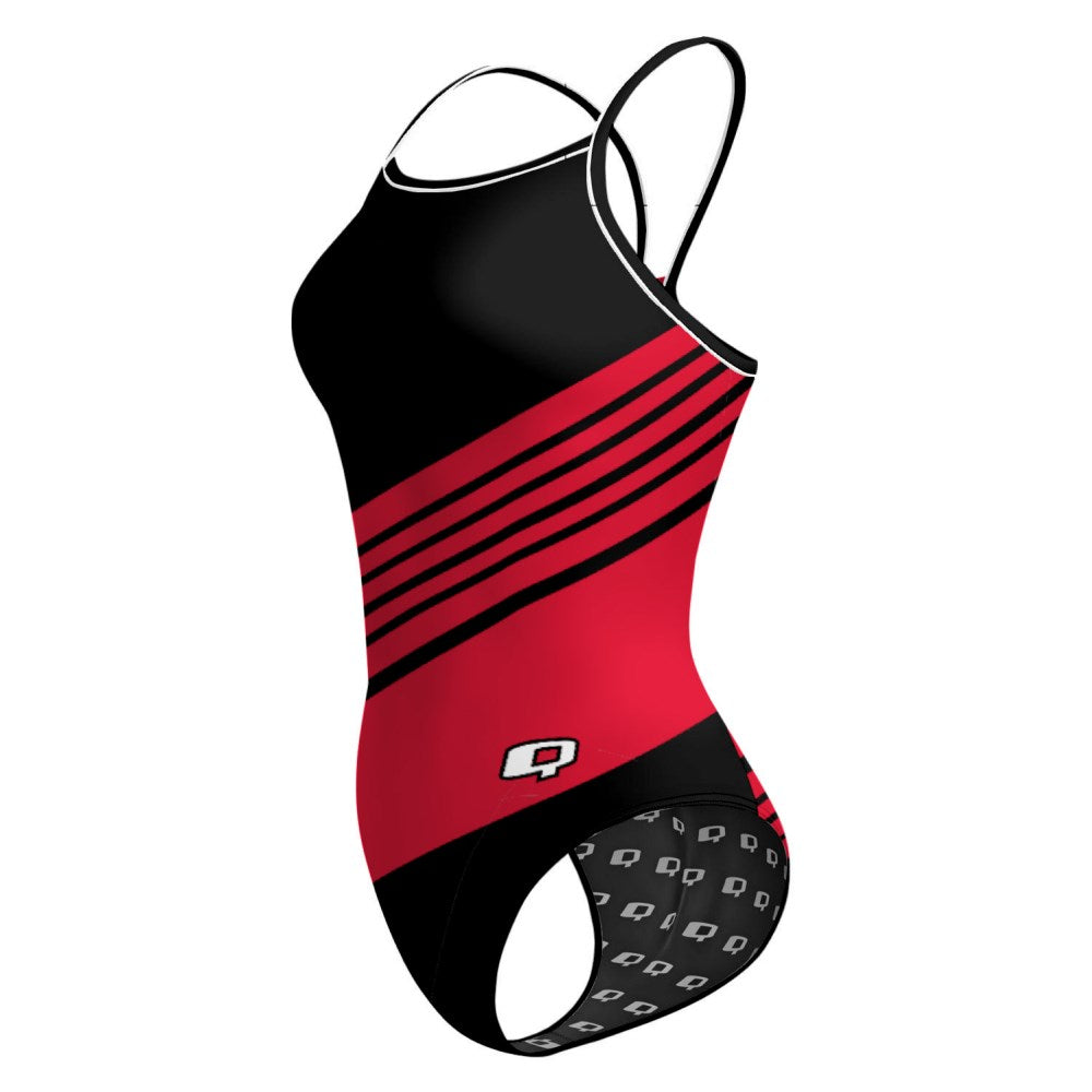 Relay-Black/Red-20 - Skinny Strap