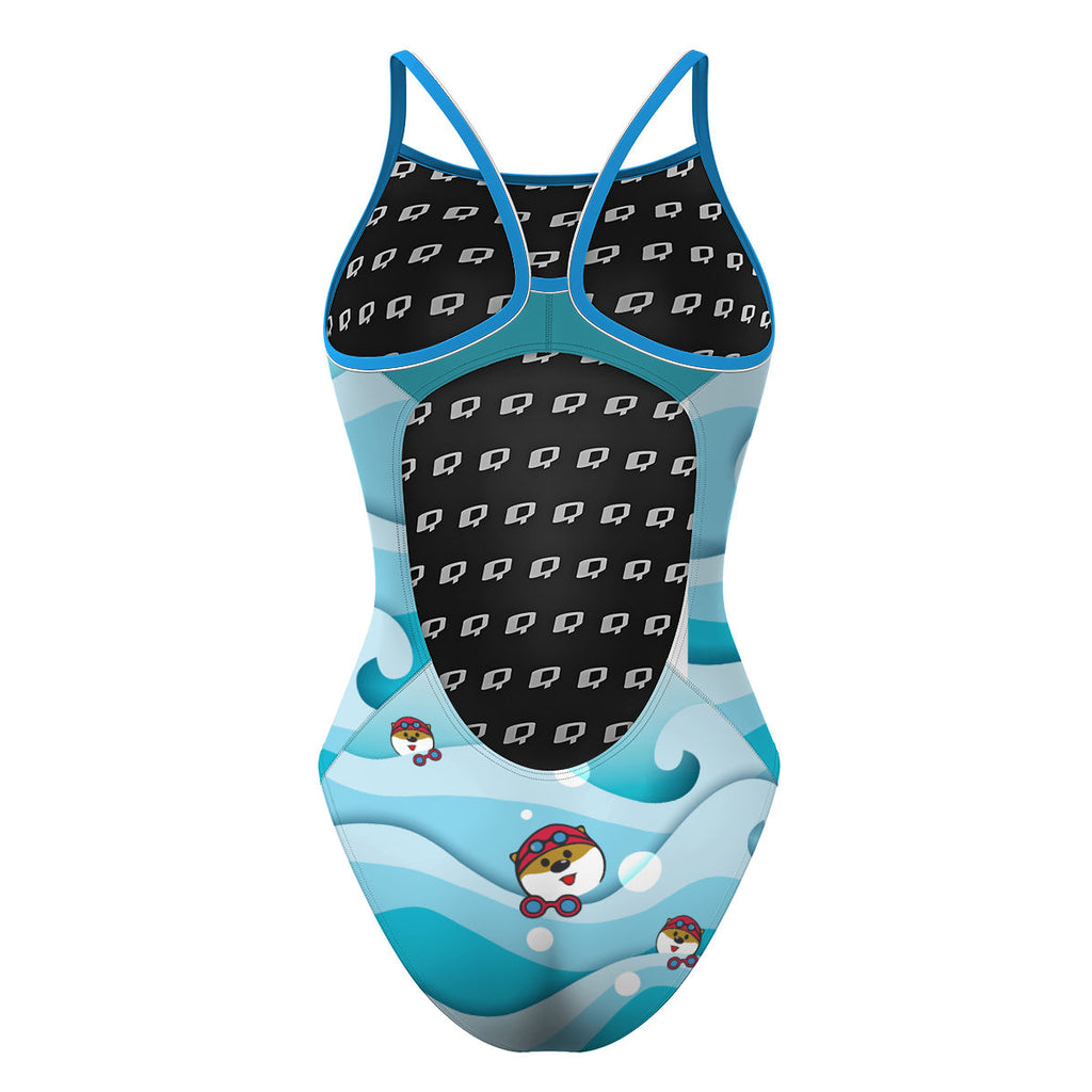 ICG Daegu (blue) - Skinny Strap Swimsuit