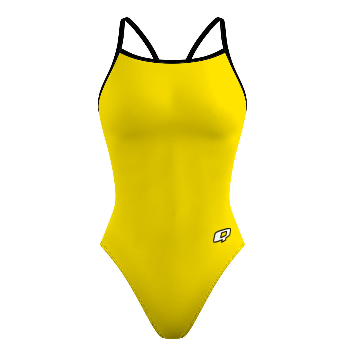 Amara Yellow - Skinny Strap Swimsuit