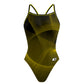 Mosaic Halftone Skinny Strap Swimsuit