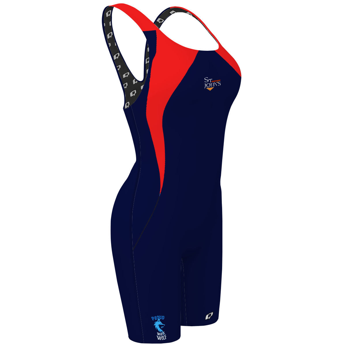 St. Johns Wave Solid - Classic Strap Long Knee Women Jammer